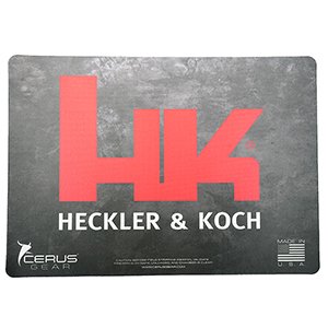 Red HK Logo Counter Mat