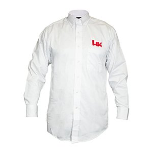 HK Button Down, White